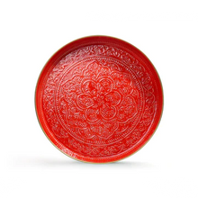 Charger l'image dans la galerie, Grand plateau berbère - Rouge